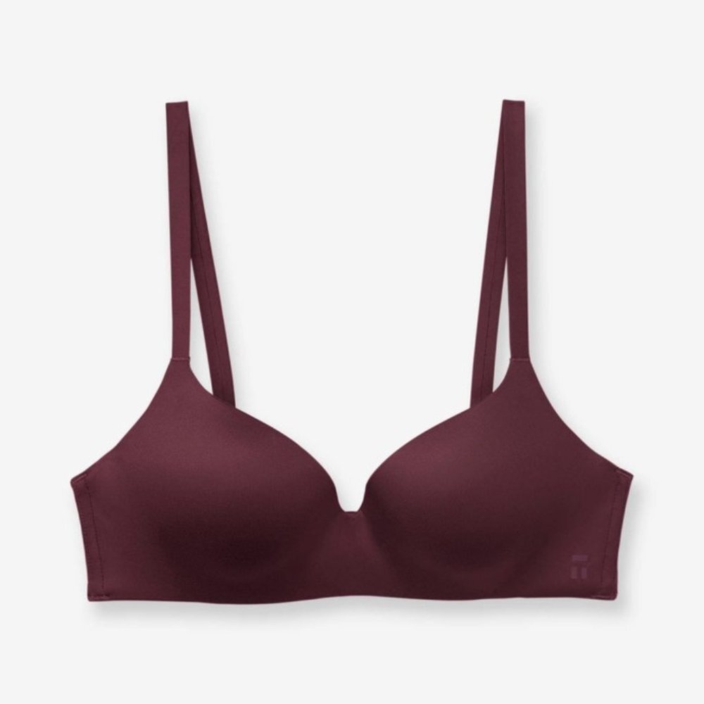 New Tommy John Second Skin Lightly Lined Demi Bra Winetasting
